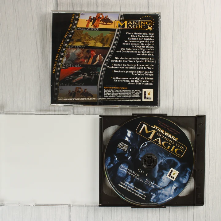 A Behind the Magic 2. lemeze és a Making Magic tok hátoldala