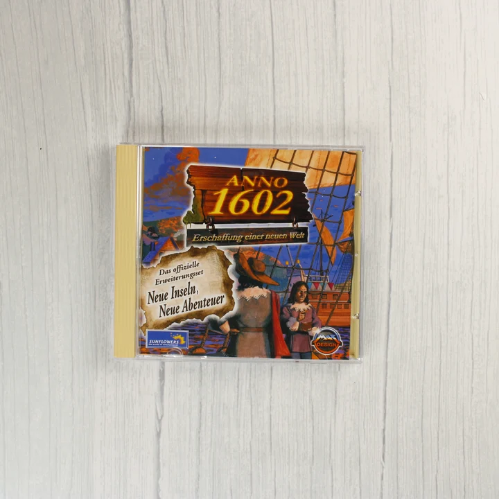 Anno 1602 kiegészítő CD-tokja