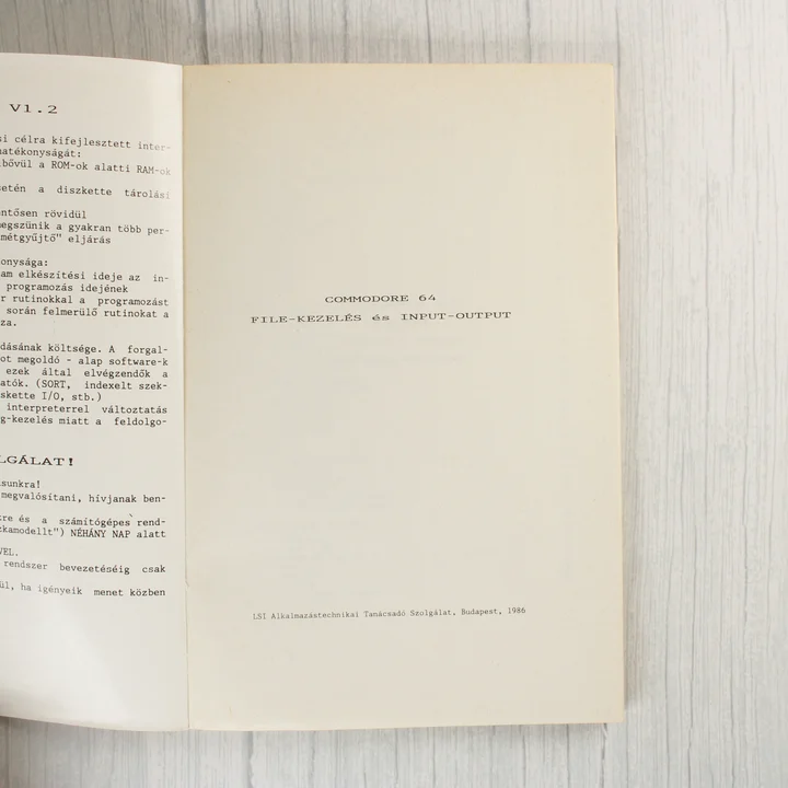 A könyv belső címlapja a kiadási adatokkal