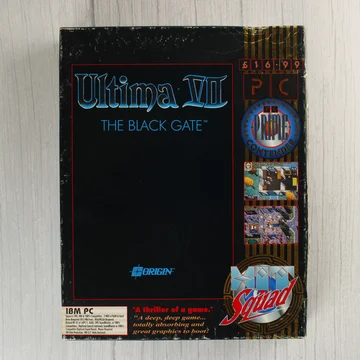 Az Ultima VII: The Black Gate PC játék dobozának előlapja