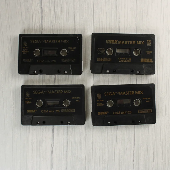 Négy darab Sega Master Mix játék kazetta