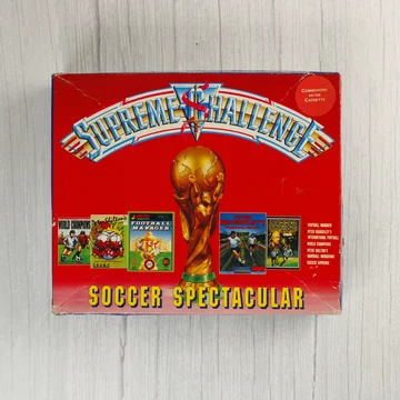 A Supreme Challenge Soccer Spectacular videójáték dobozának eleje
