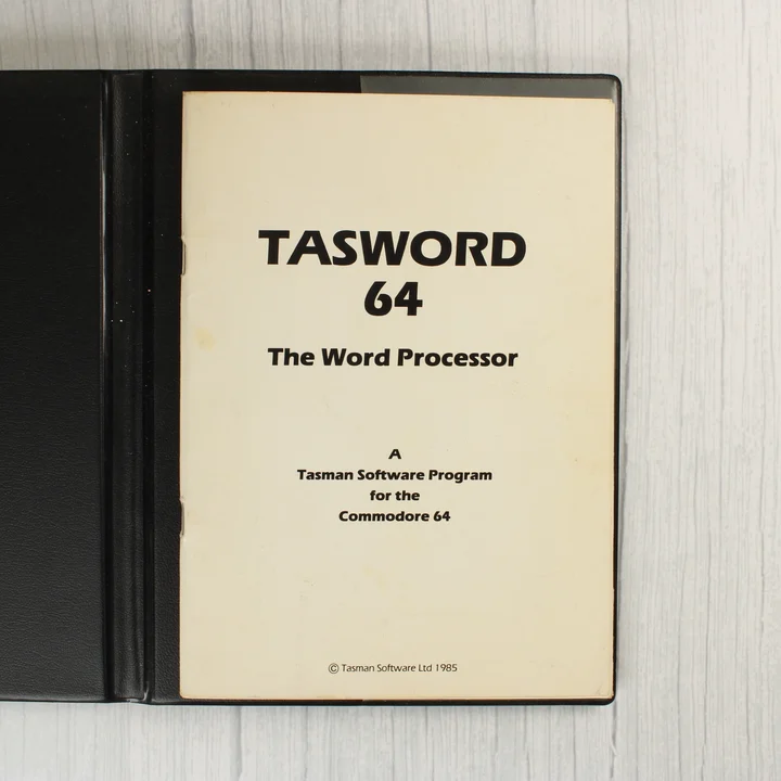 Tasword 64 használati útmutató belső oldala