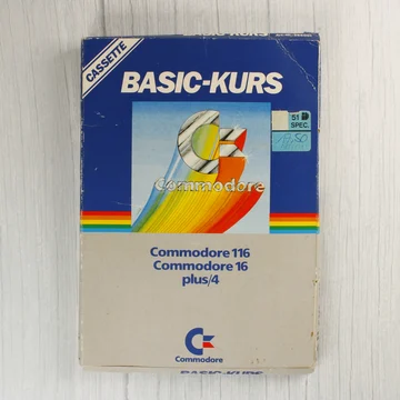 Commodore BASIC-Kurs dobozának előlapja