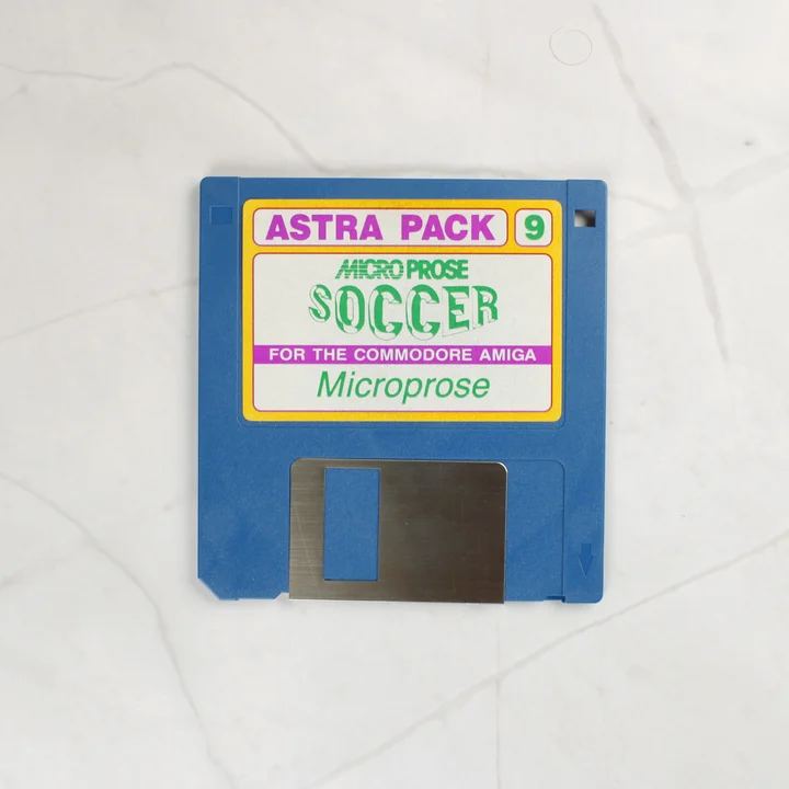 MicroProse Soccer 3,5 colos kék floppy lemez