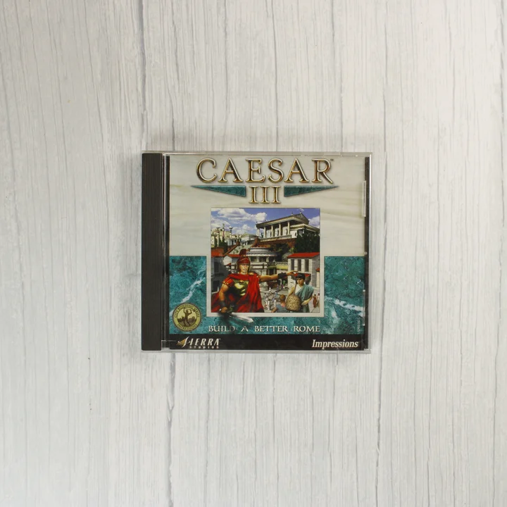 Caesar III videójáték normál CD-tokban