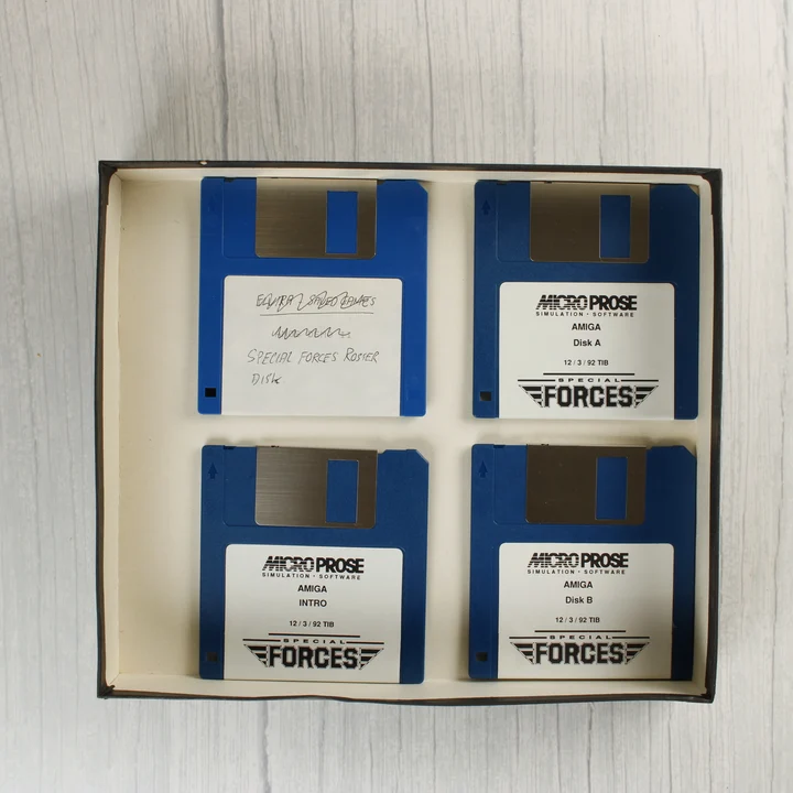 Special Forces Amiga lemezek Special Forces Amiga floppy lemezek