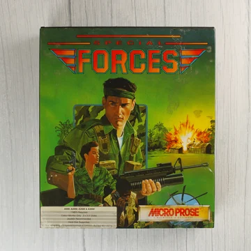 Special Forces Amiga játék dobozának eleje