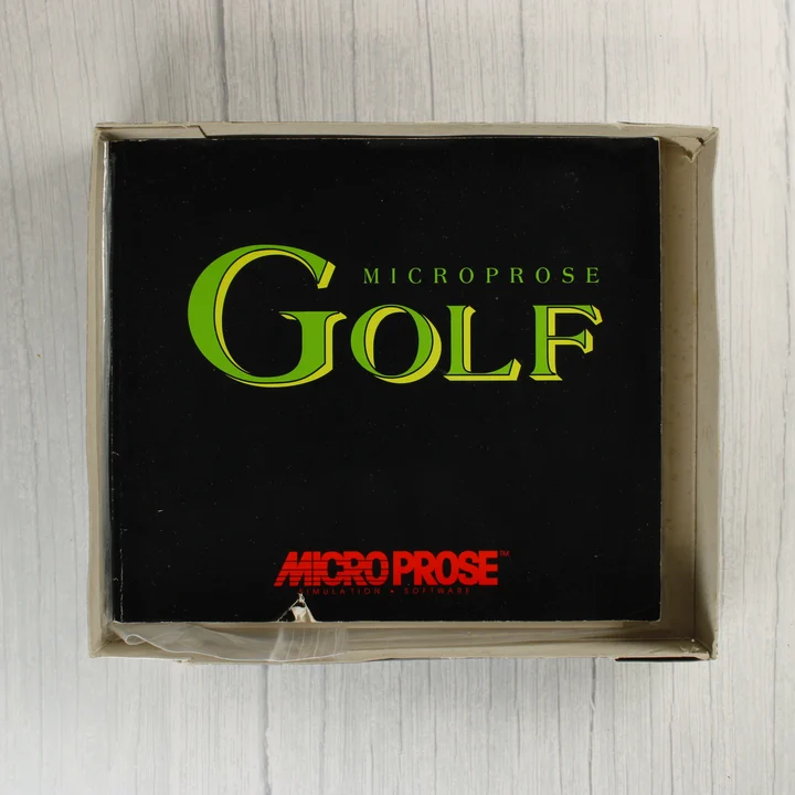 MicroProse Golf kézikönyv MicroProse Golf használati útmutató a dobozban
