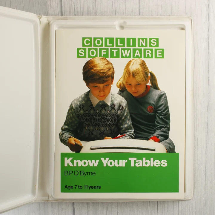 Know Your Tables C64 füzet Know Your Tables kísérő füzet a tokban