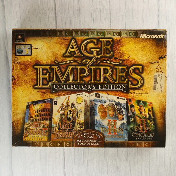 Age of Empires Collector's Edition nagyméretű dobozos kiadás elölnézete